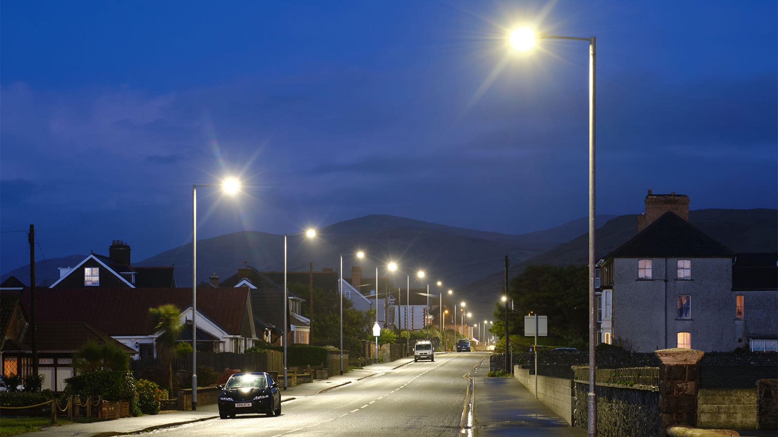 Where bright lights are switched on at night, heart troubles follow