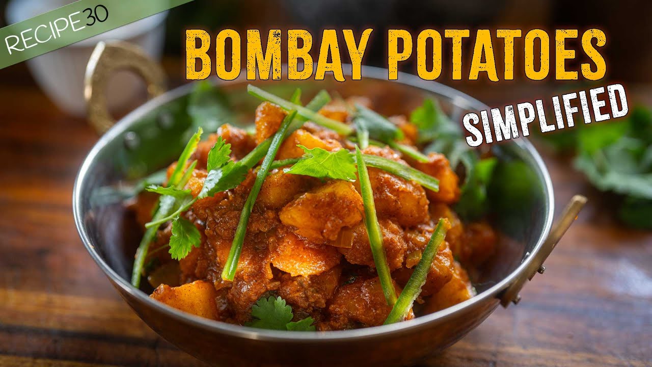 Bombay potatoes - tasty curried potatoes Indian style