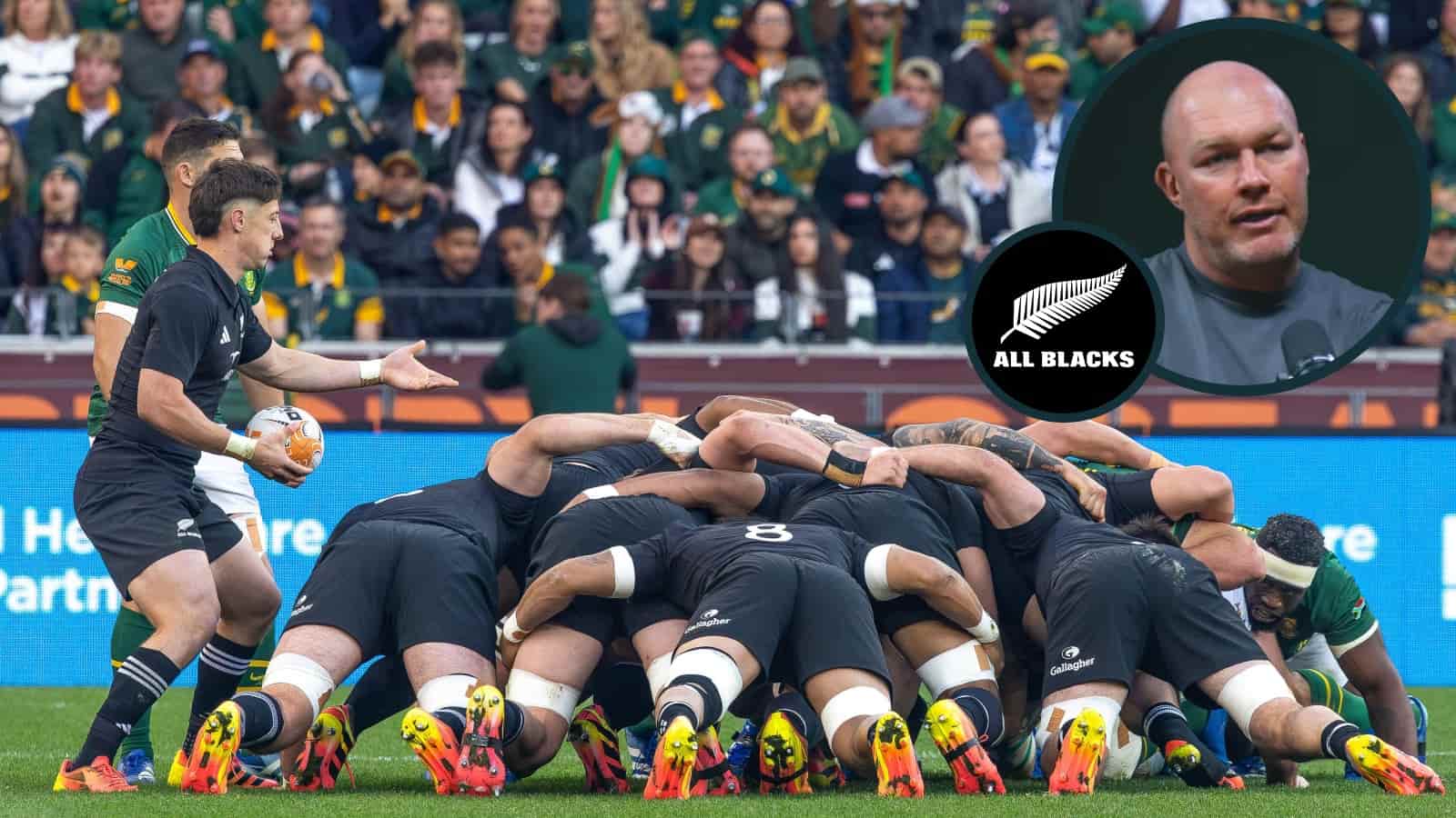 Schalk Burger: All Blacks can't play around a failing scrum