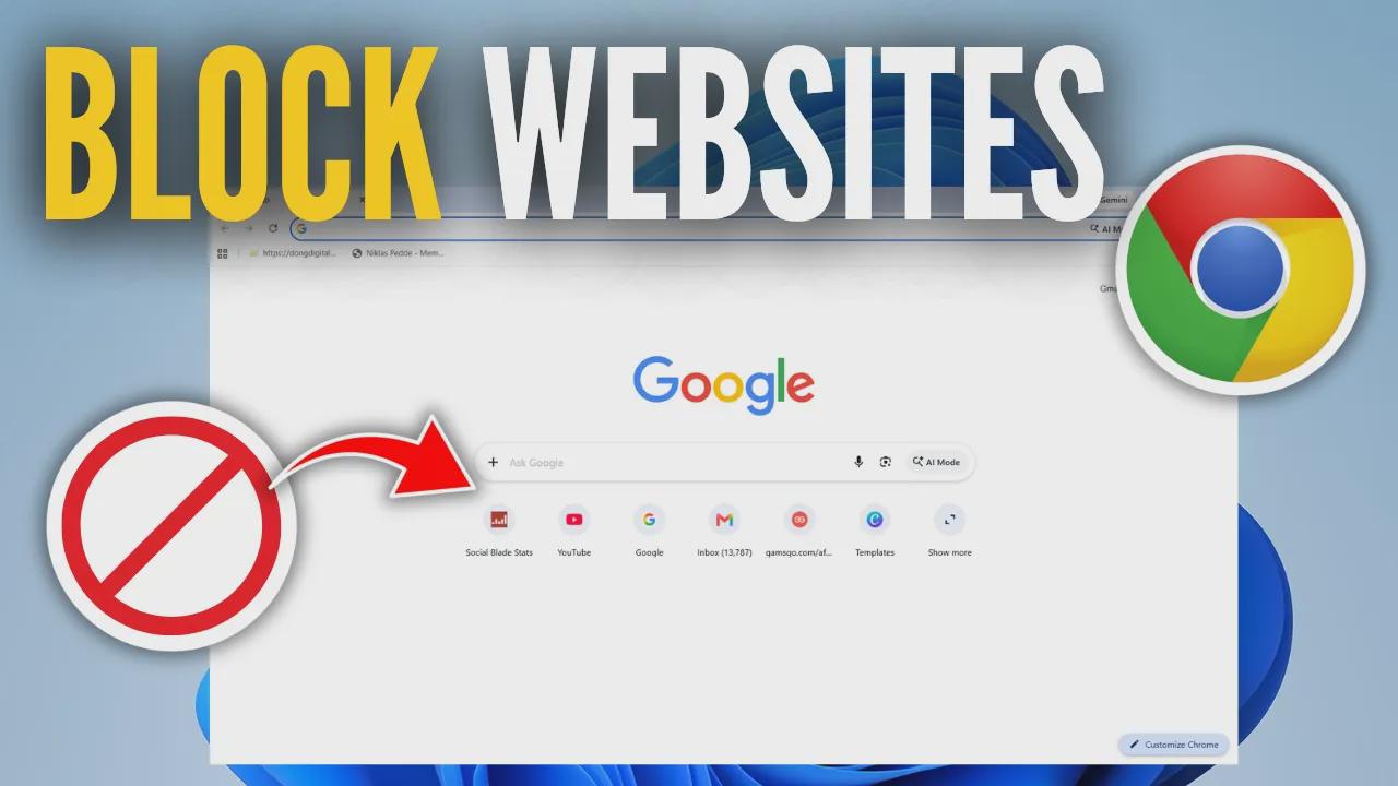 How to block specific websites on Chrome
