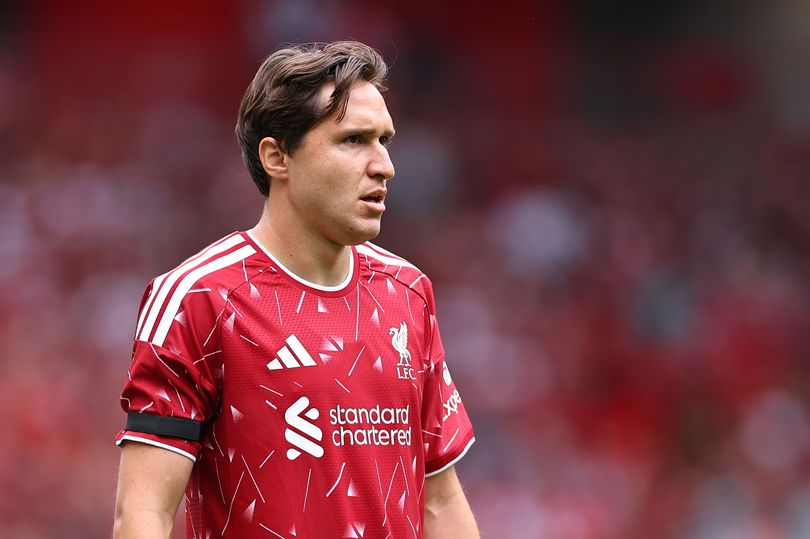 Federico Chiesa of Liverpool during the during the pre-season friendly match between Liverpool FC and AS Monaco
