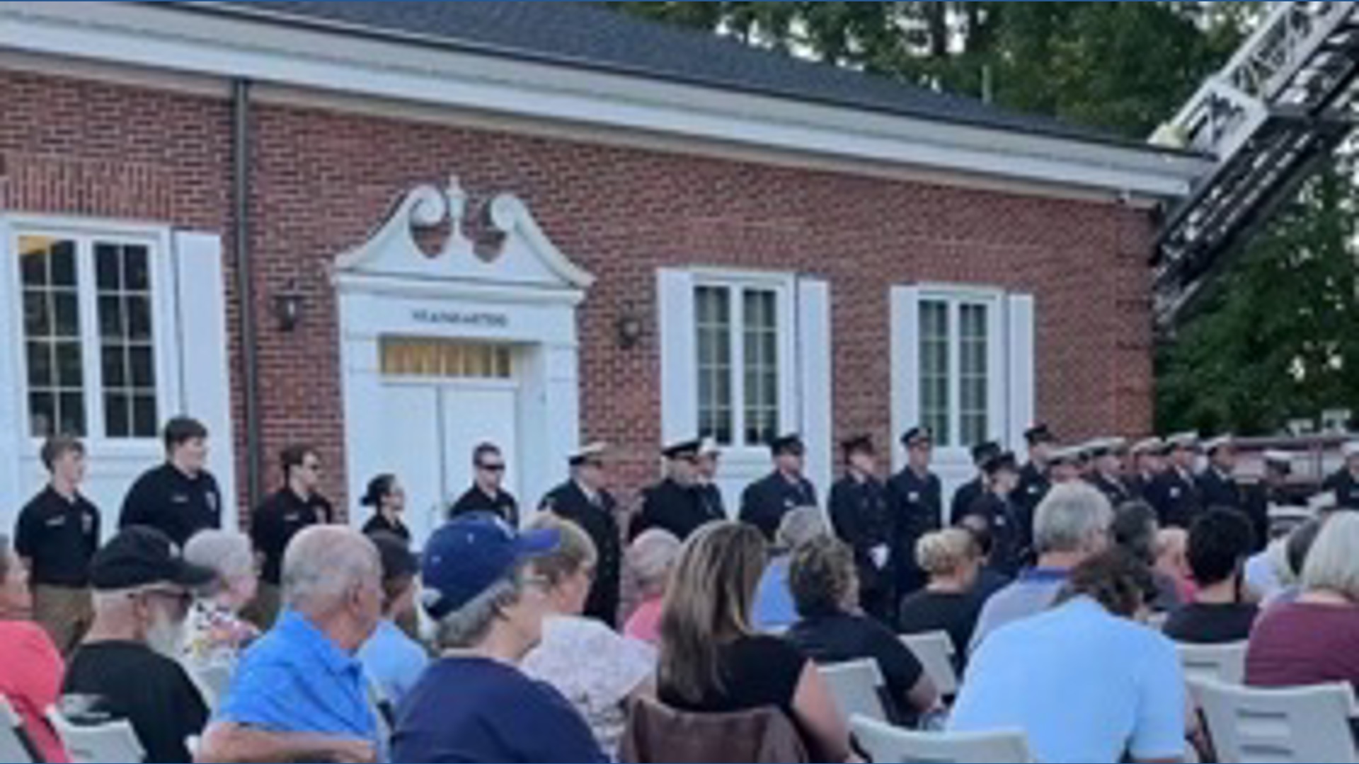 Newington Volunteer Fire Department's 9/11 ceremony