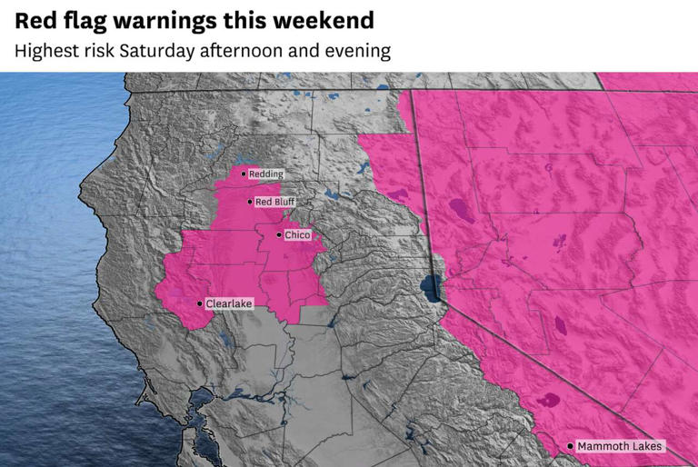 Northern California to see powerful winds, fire danger; red flag ...