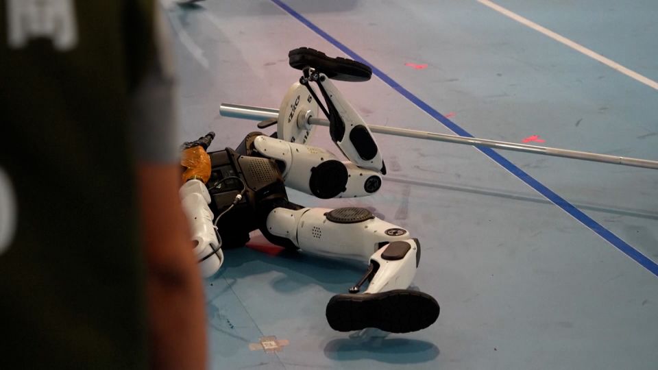 Why do humans like to watch robots fall?