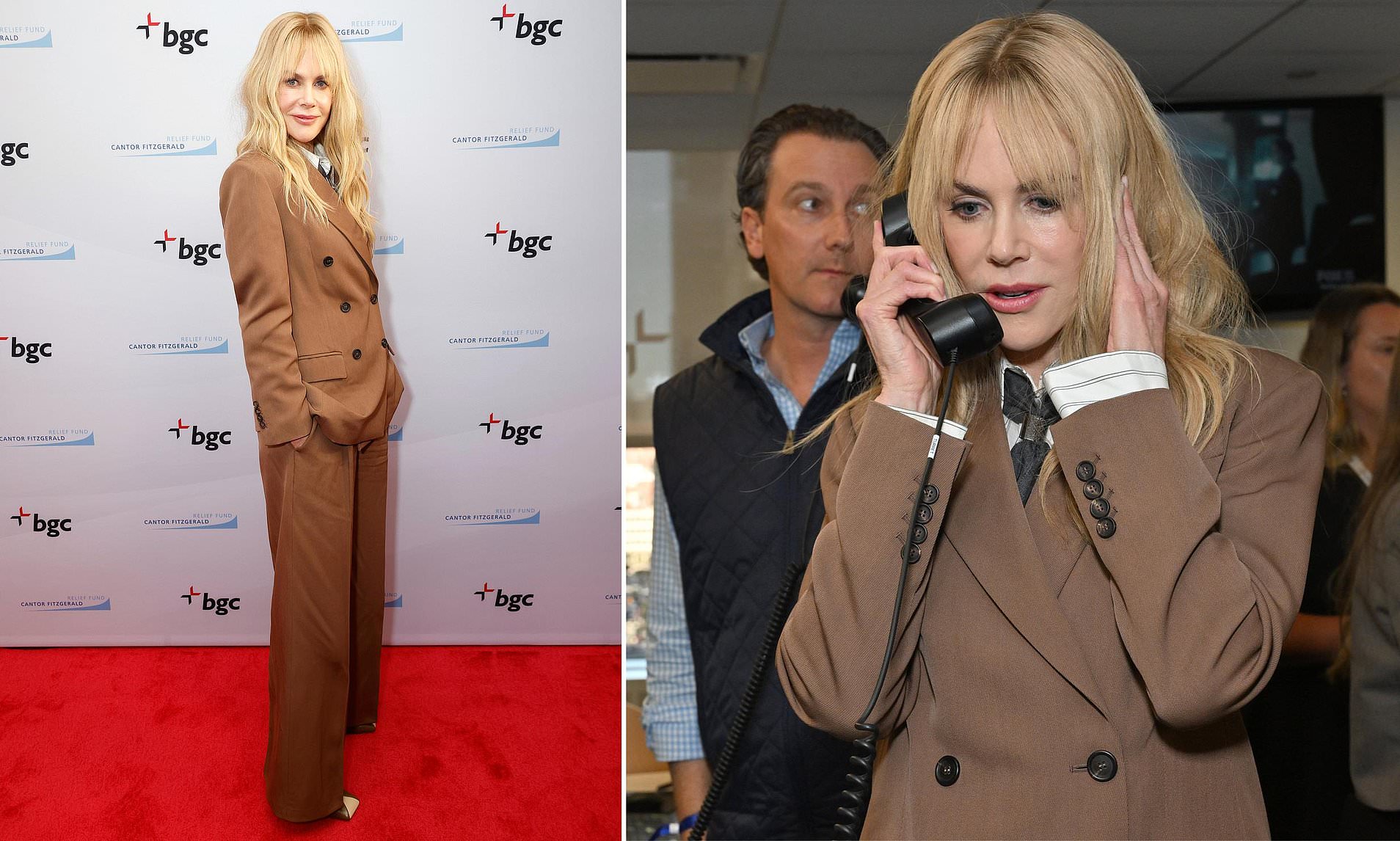 Nicole Kidman gets on the phone to help raise millions for 9/11 charity
