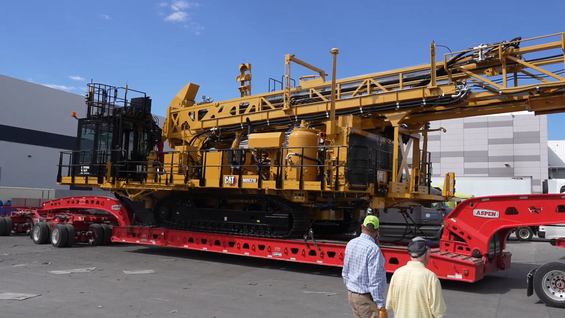 Massive mining drill rig ready for the toughest ground