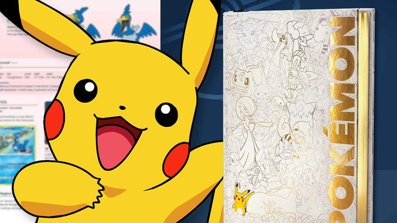 The Pokémon deluxe character book is basically your own hardcover Pokédex
