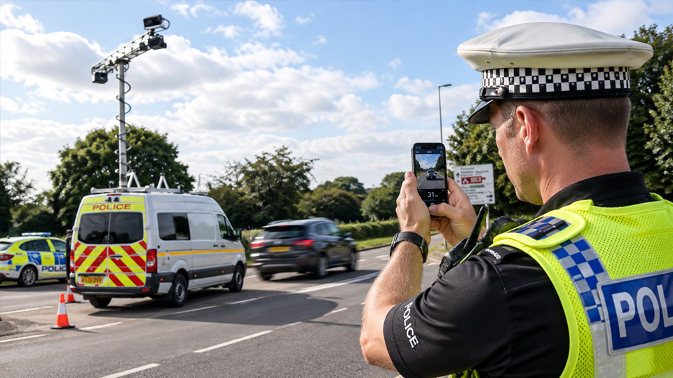 Mobile phone detection changes UK road enforcement