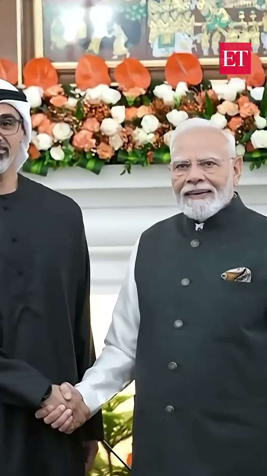 PM Modi meets Crown Prince of Abu Dhabi Khaled bin Mohamed bin Zayed Al ...