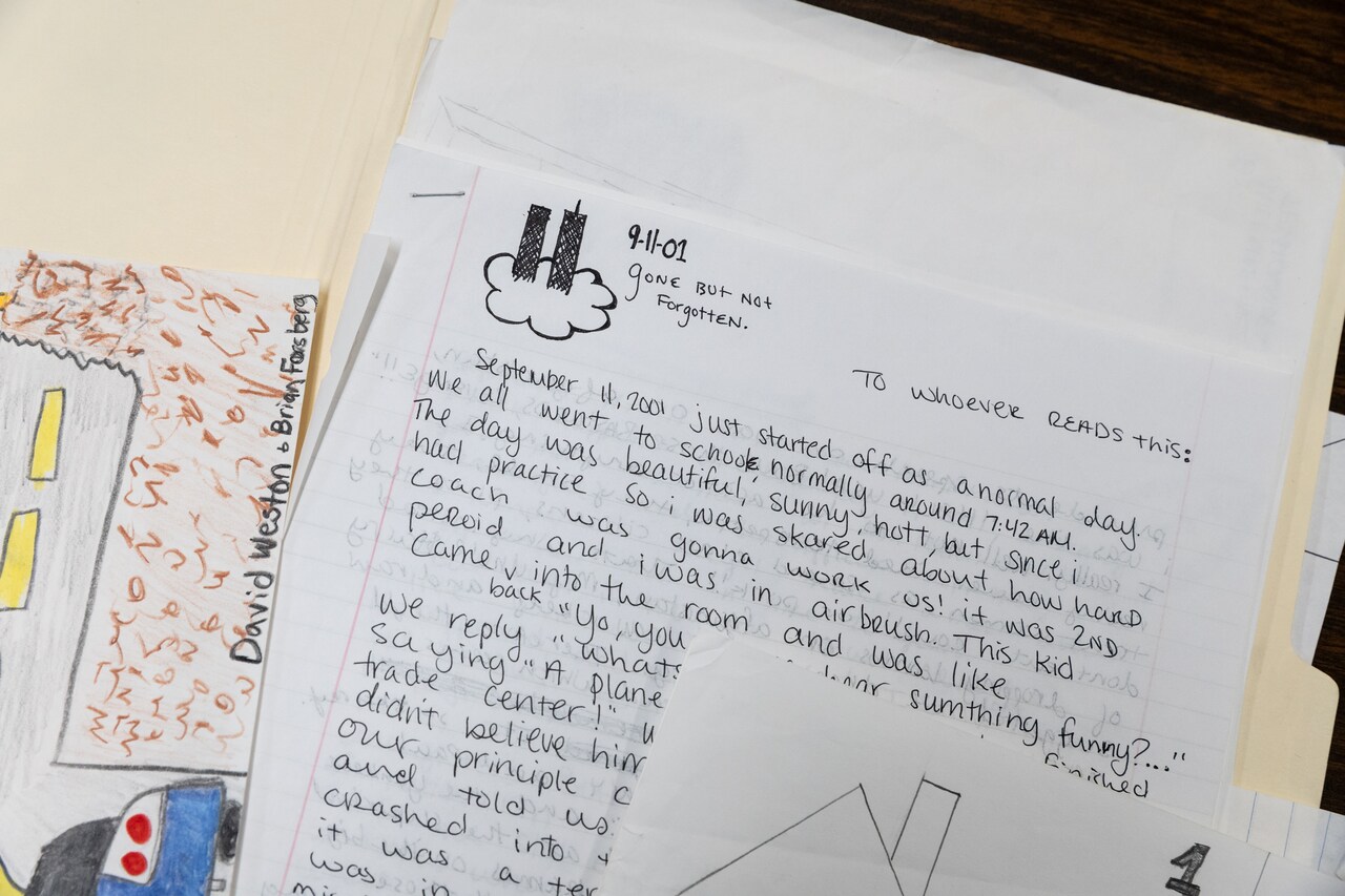 These students weren't alive on 9/11. They're reading letters from teens who were.