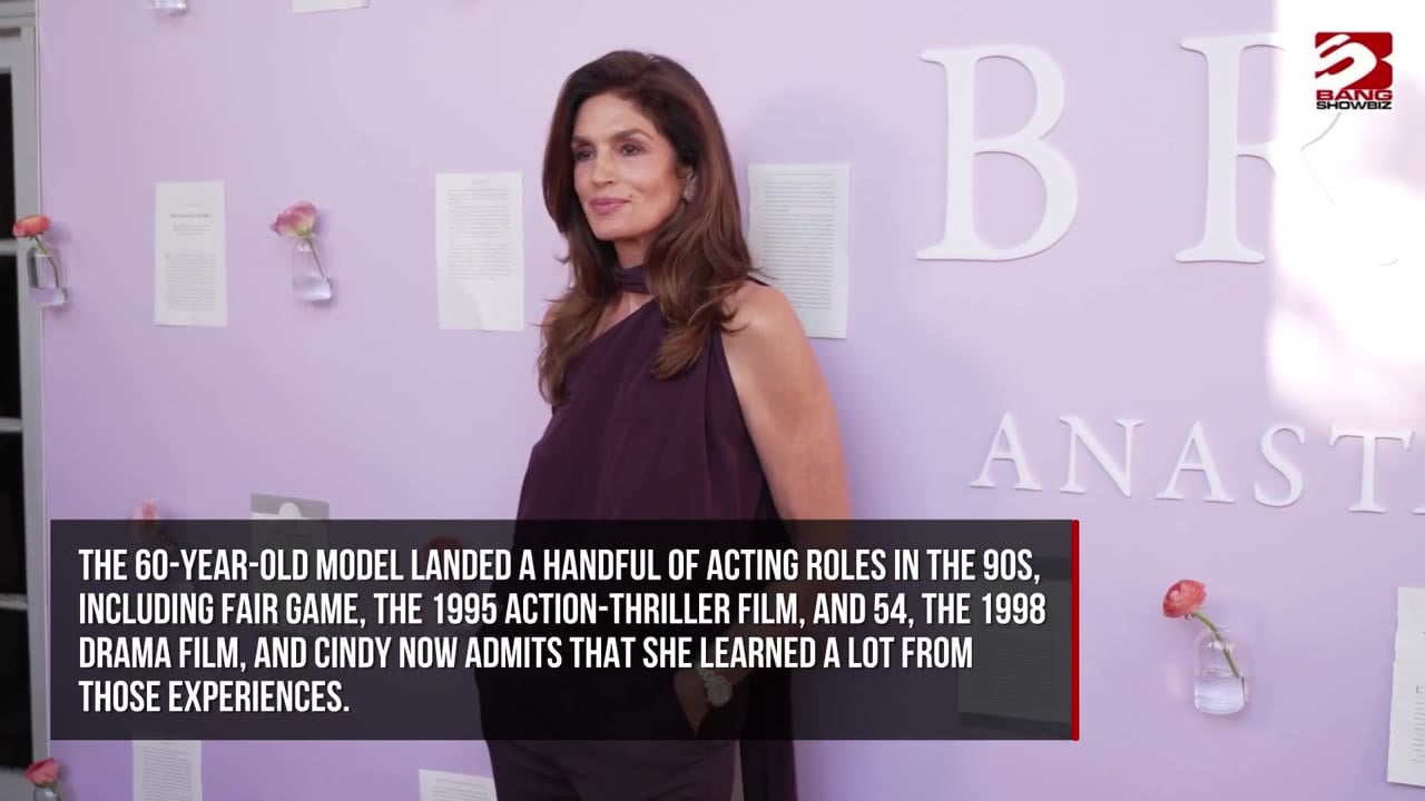 Cindy Crawford looks back on her short-lived acting career