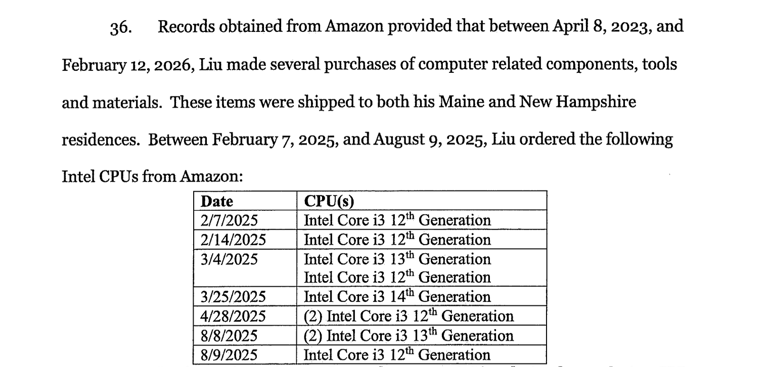 FBI: US customs worker stole Intel CPUs from work PCs for Newegg trade-ins