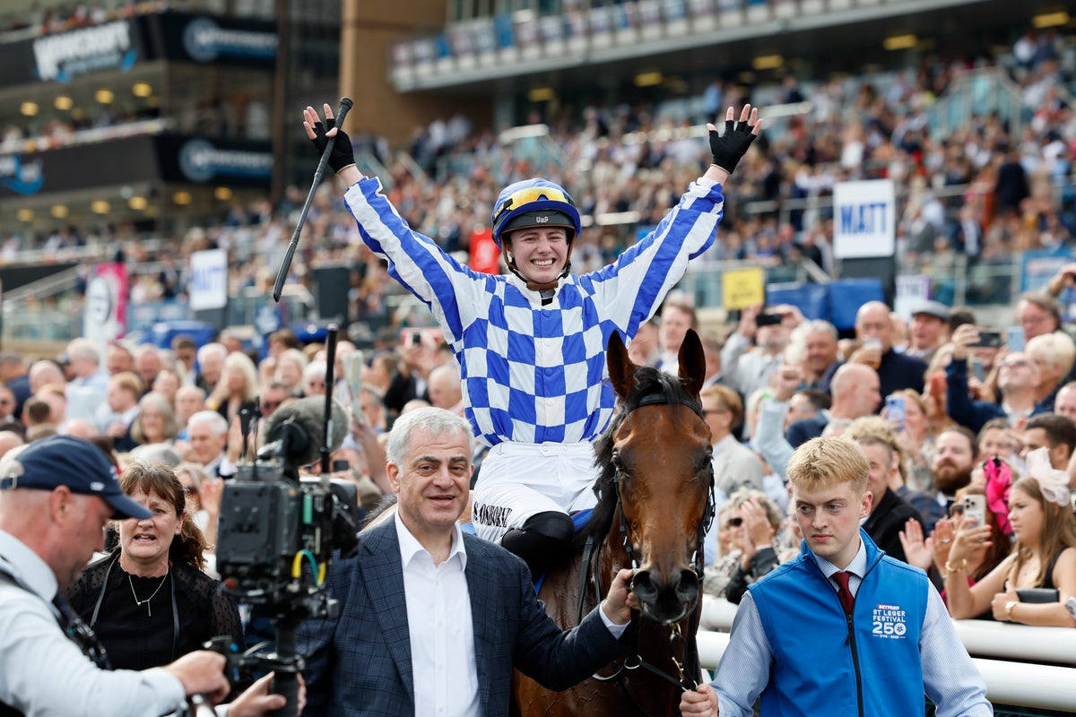 Osborne becomes first ever female jockey to win a British Classic