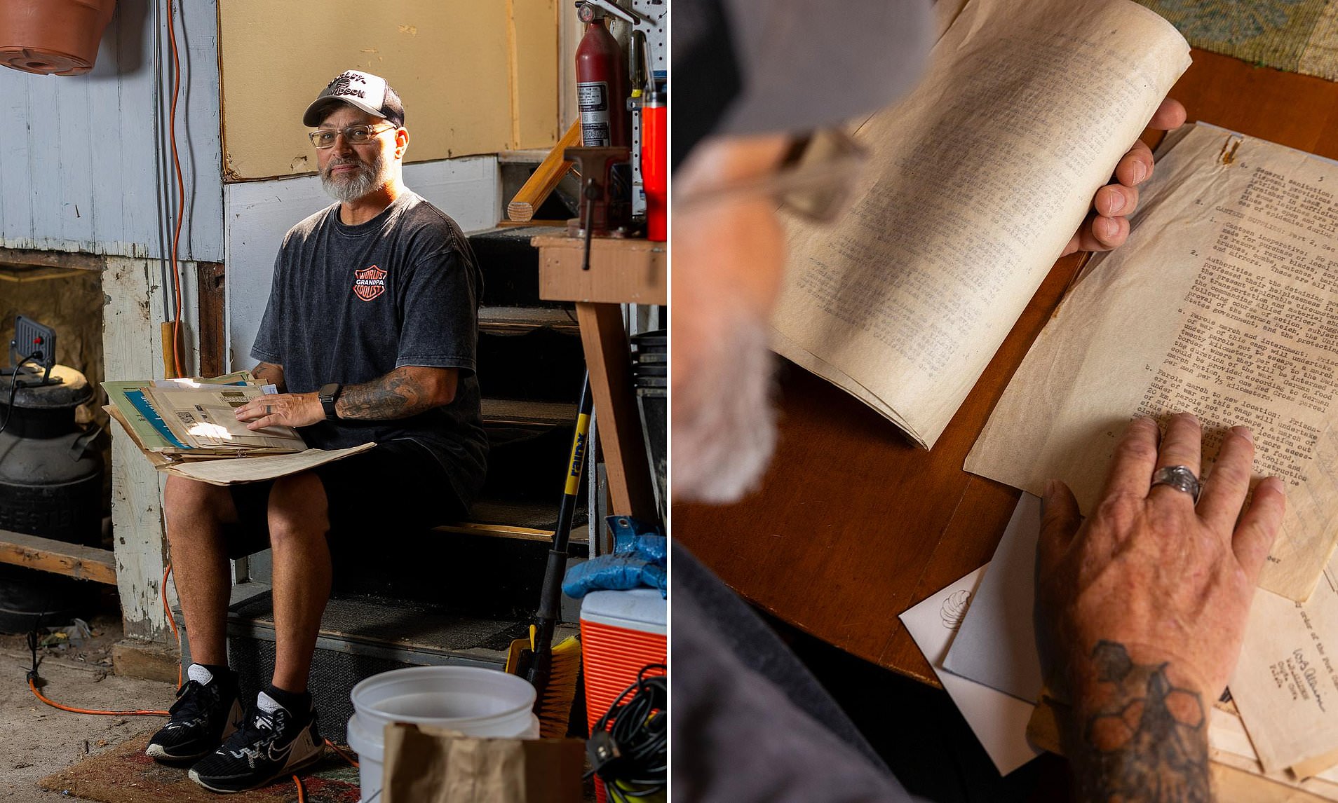 Homeowner stumbles upon files marked 'SECRET' while cleaning out his garage