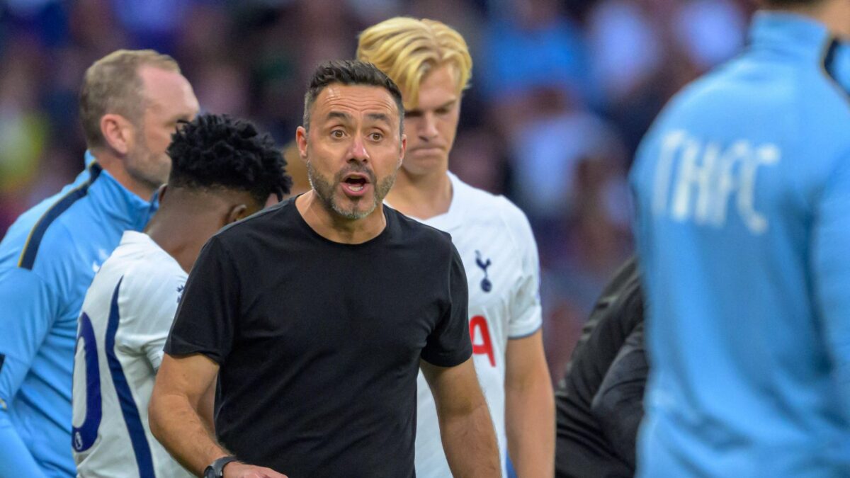 The iffy Premier League table since Tottenham appointed Roberto De Zerbi