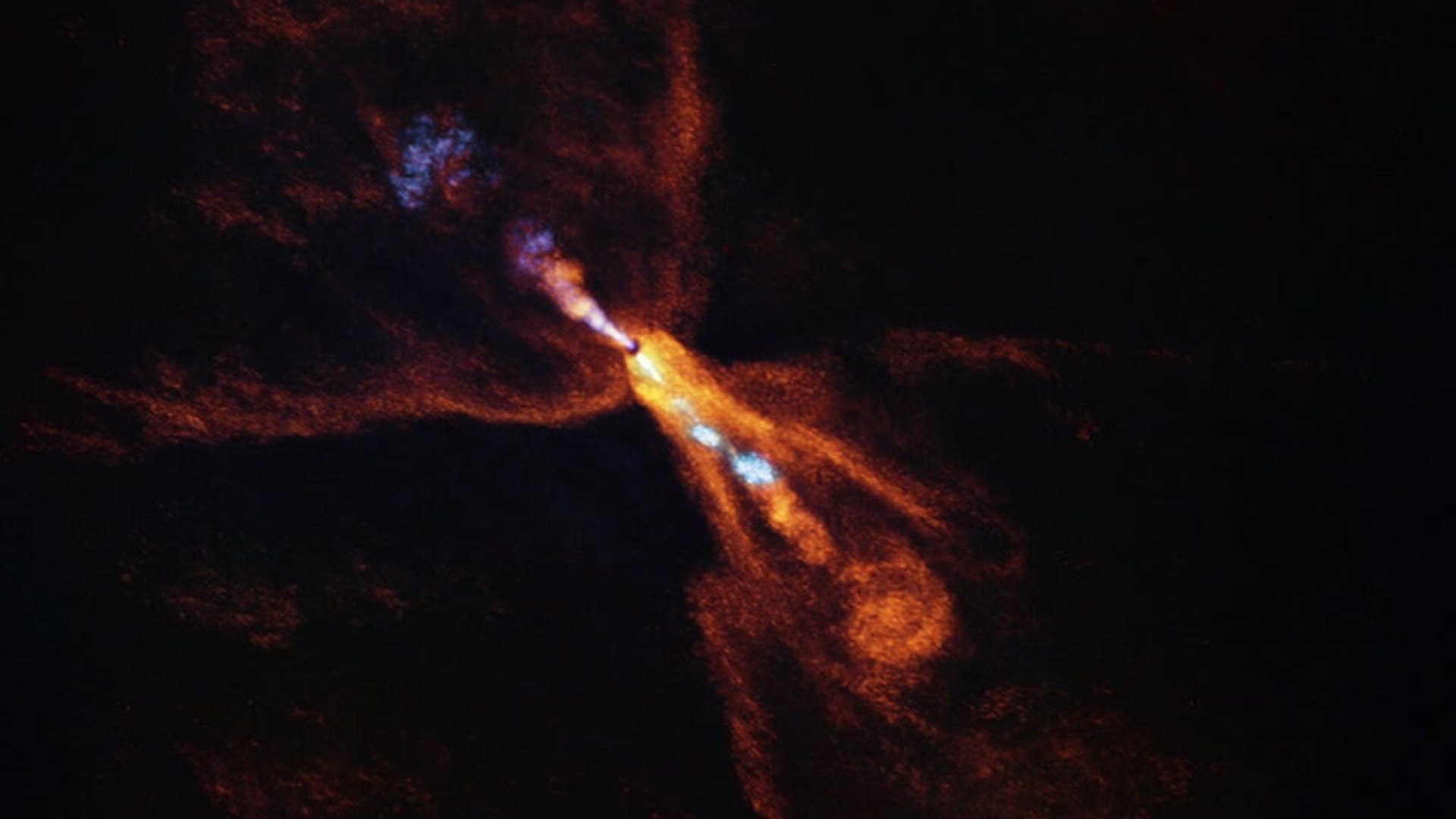 Creation of a new solar system observed using the ALMA telescope
