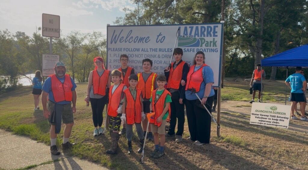 Volunteers clean up 11 Ouachita Parish waterways during annual water sweep