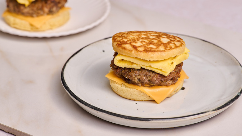 McDonald's copycat homemade sausage McGriddle recipe