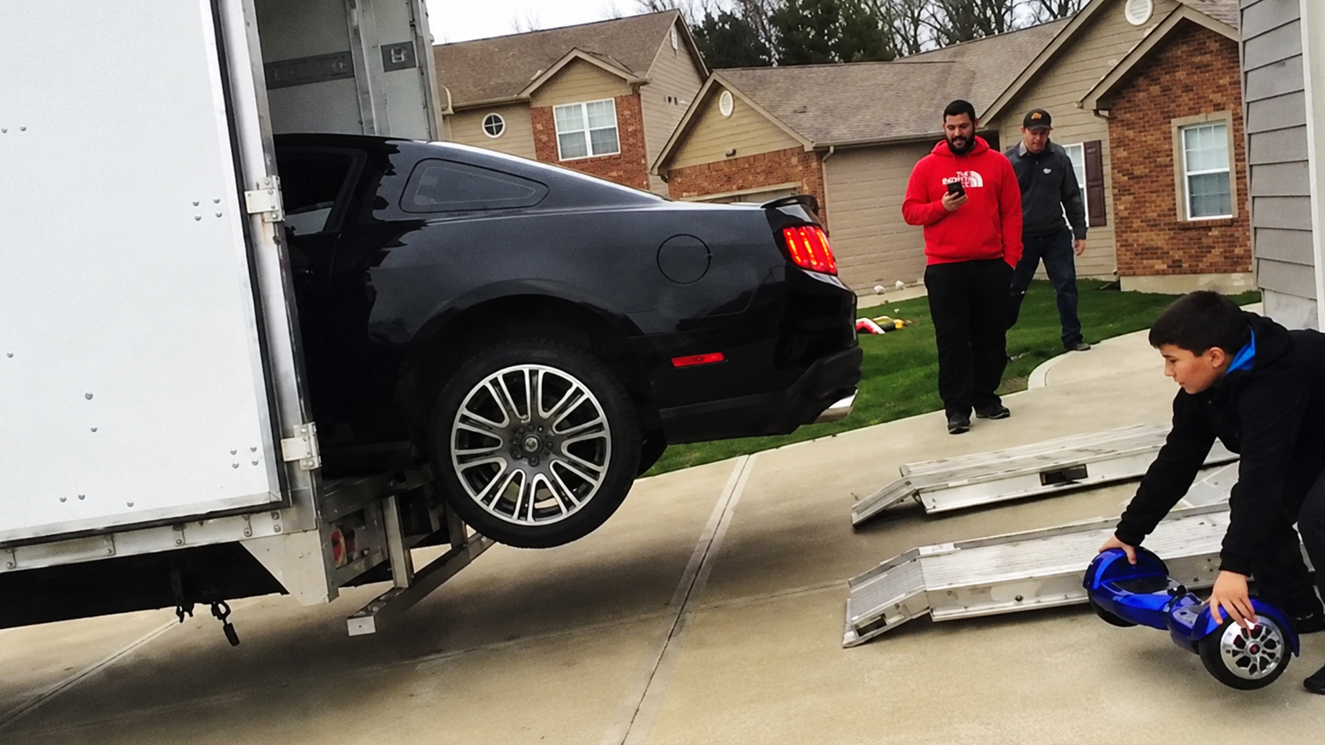 Moving day was harder than they expected