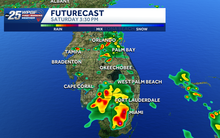 Storms ramping up across South Florida with rain chances peaking ...