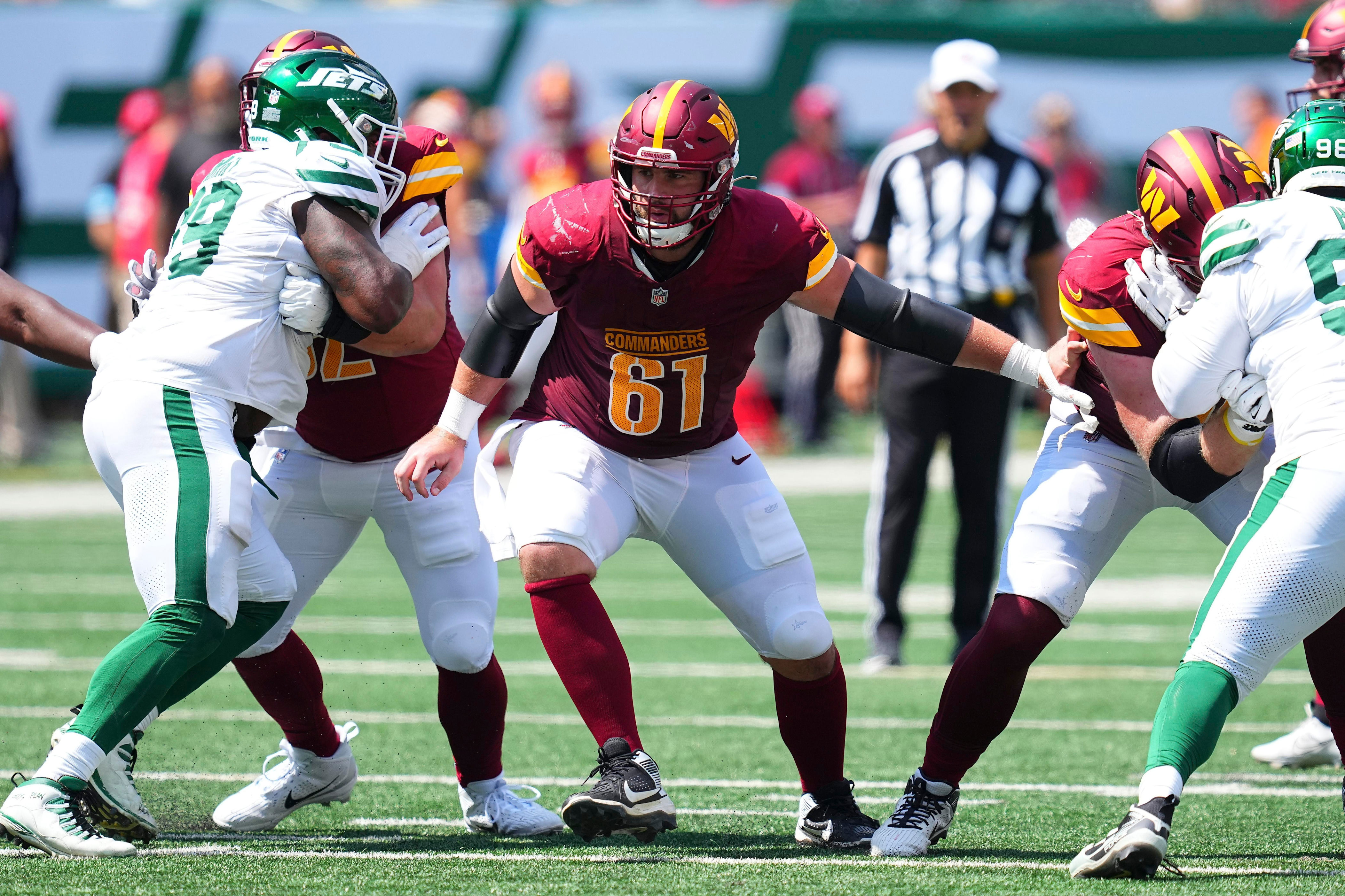 Washington Commanders roster moves: Offensive lineman elevated from the ...