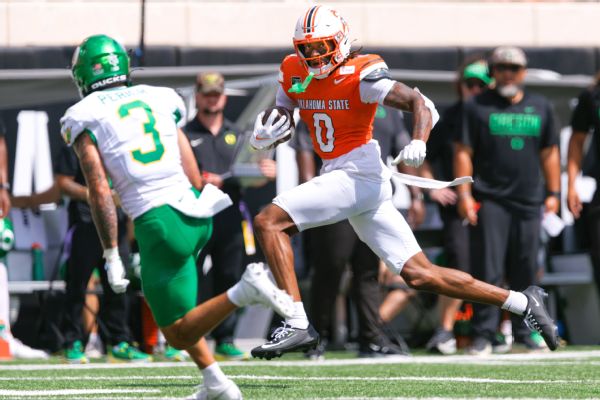 Oklahoma State stuns No. 6 Oregon, ending 21-game FBS skid