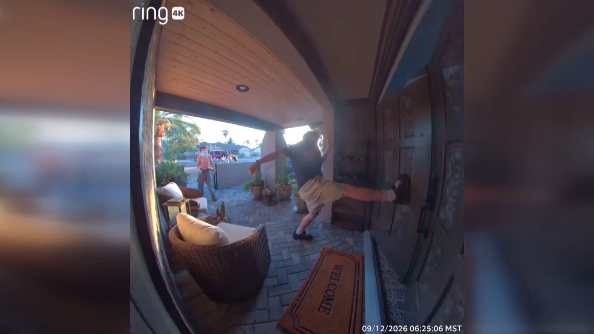 Teens accused of kicking in Phoenix family's front door in viral prank