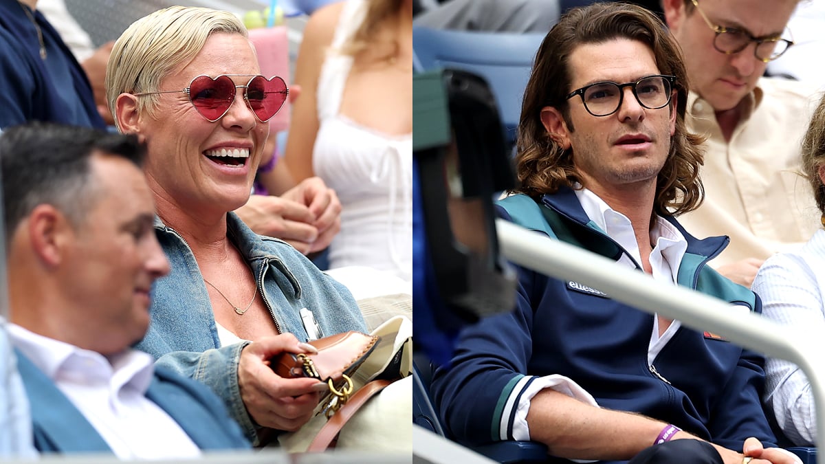 Pink, Andrew Garfield, Amy Adams & more stars attend the 2026 US Open ...