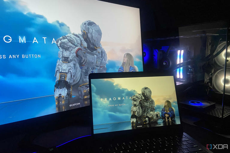 My old laptop plays my desktop's games now, and the whole setup took ...