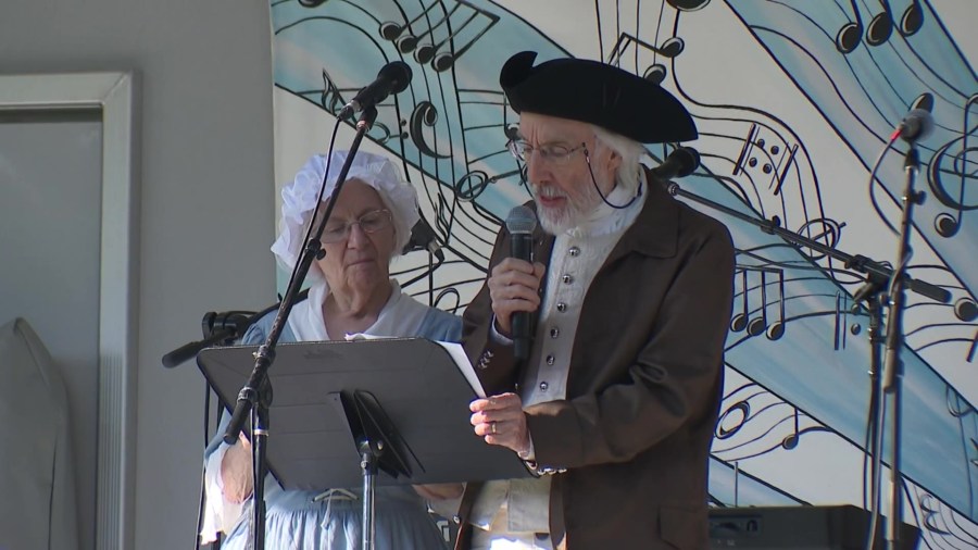 Guilford commemorates America 250 on town green