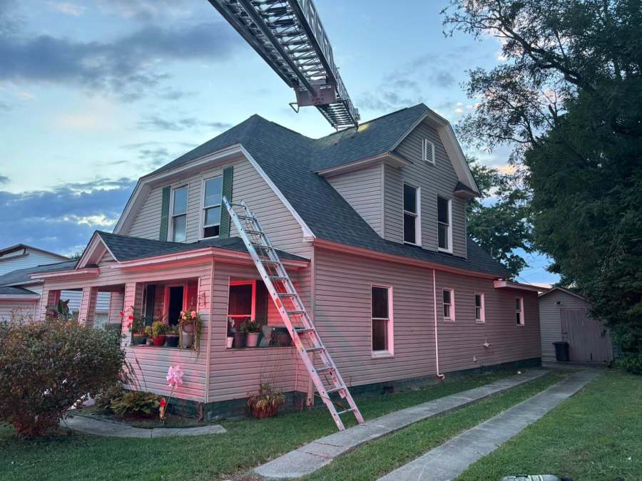 Fire crews respond to Hurricane house fire
