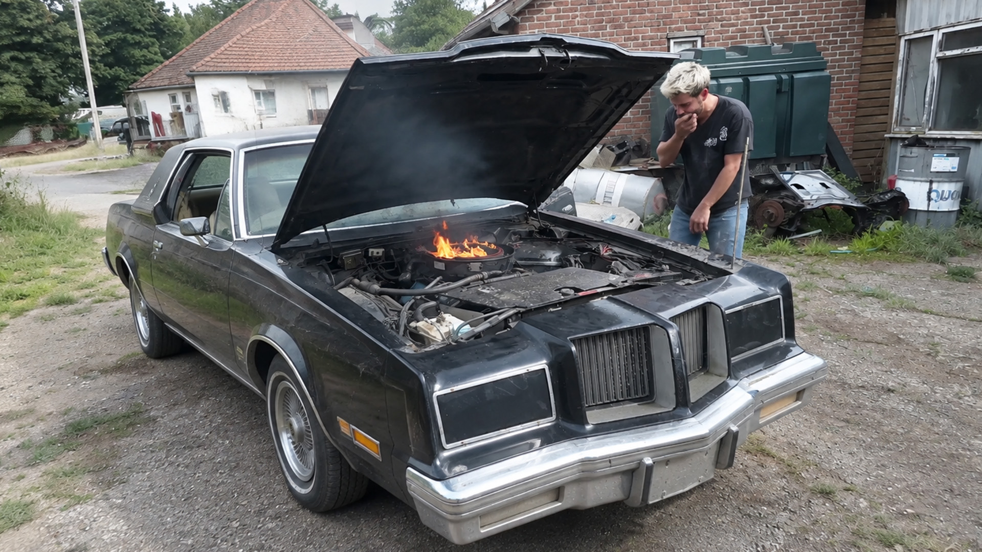 This presidential limo test drive ended with a fire