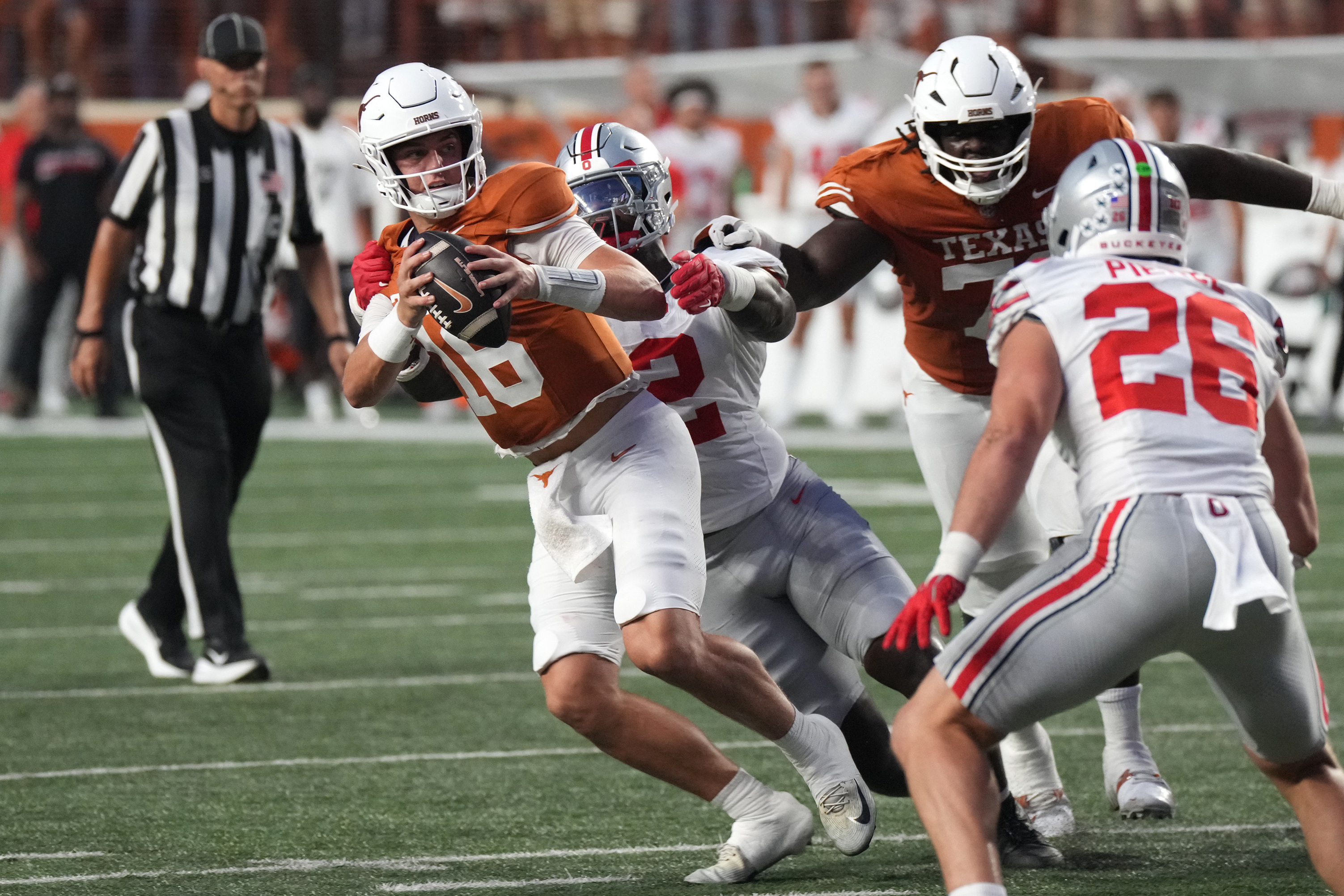 College football live updates, score: Texas rallies past Ohio State in ...