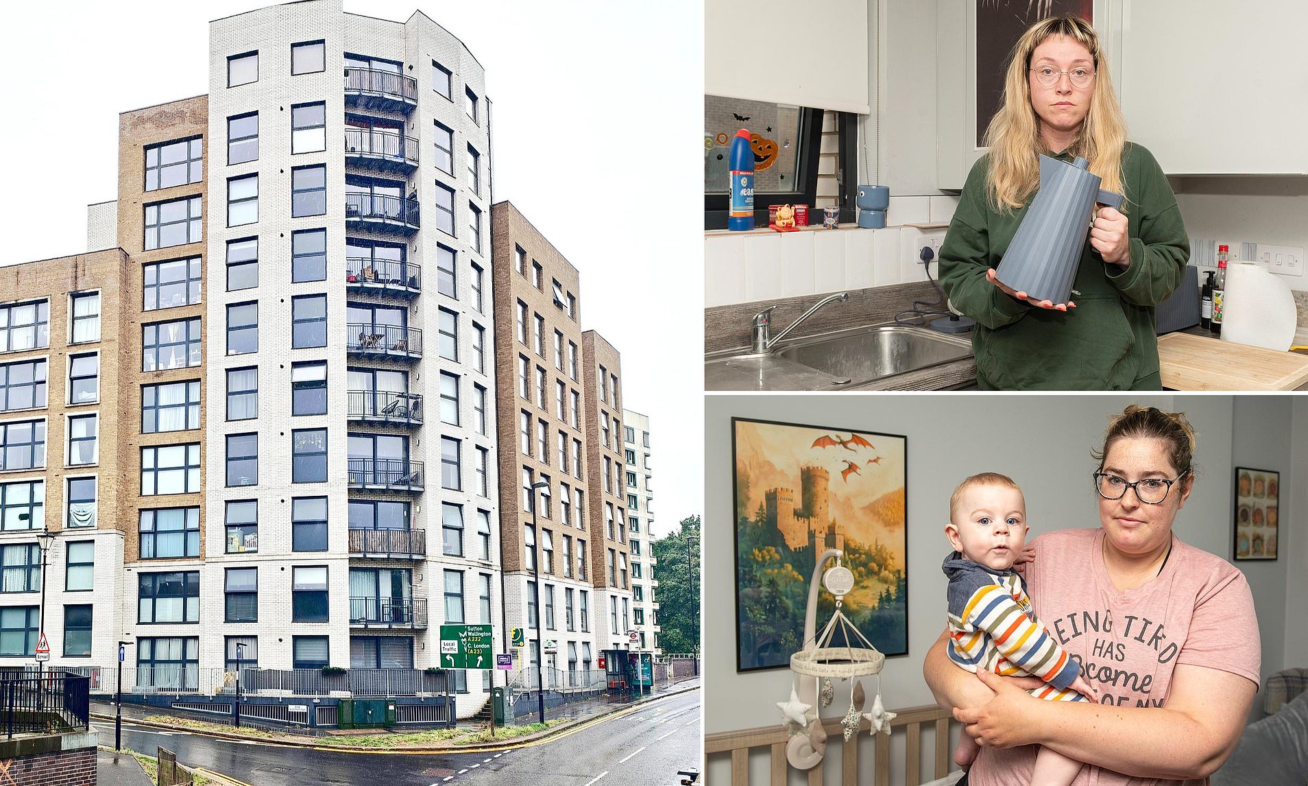 Unsellable flats with no gas or hot water leave residents facing financial ruin