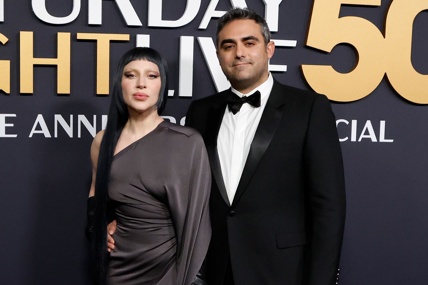 Lady Gaga and fiancé Michael Polansky beam as new parents