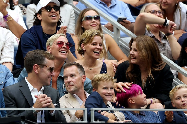Pink, Andrew Garfield, Amy Adams & more stars attend the 2026 US Open ...