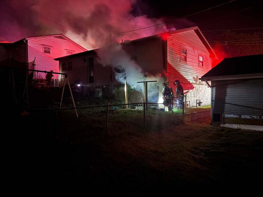 Firefighter shocked while responding to hurricane fire