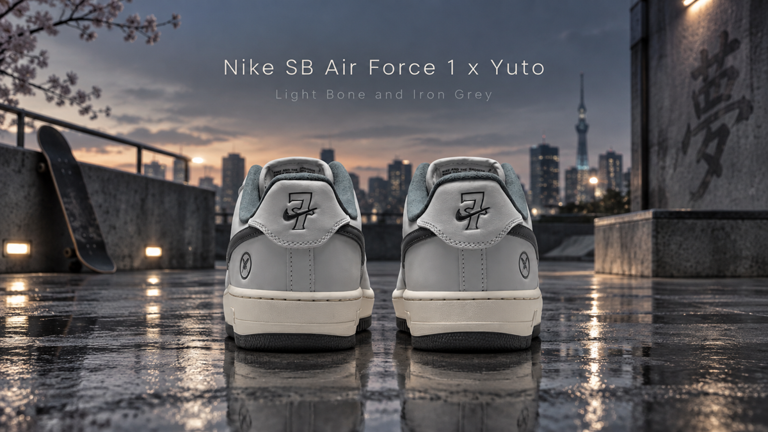 Nike SB Air Force 1 x Yuto 'Light Bone and Iron Grey': Release date and ...