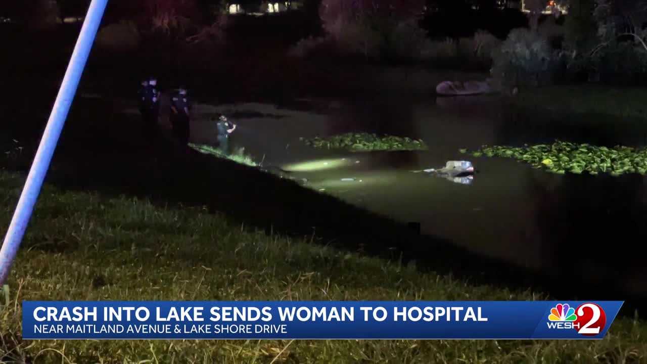 1 arrested after car plunges into lake during Seminole County crash, first responders say