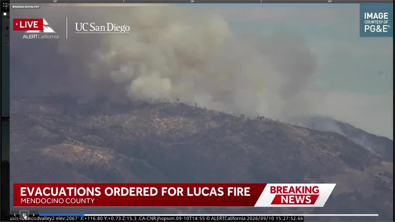 Lucas Fire: Evacuation orders, warnings issued for wildfire near ...