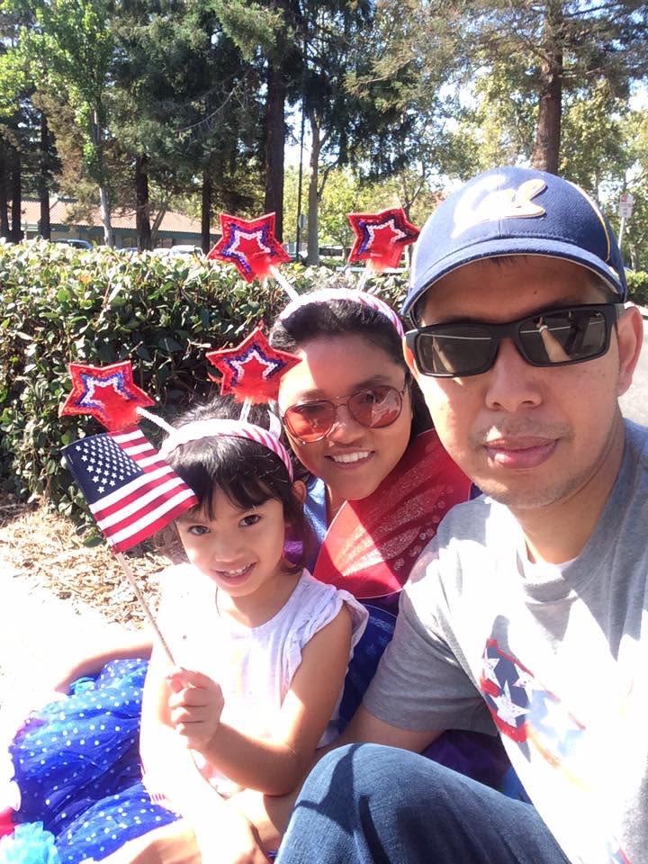 Min Zin with his family.
