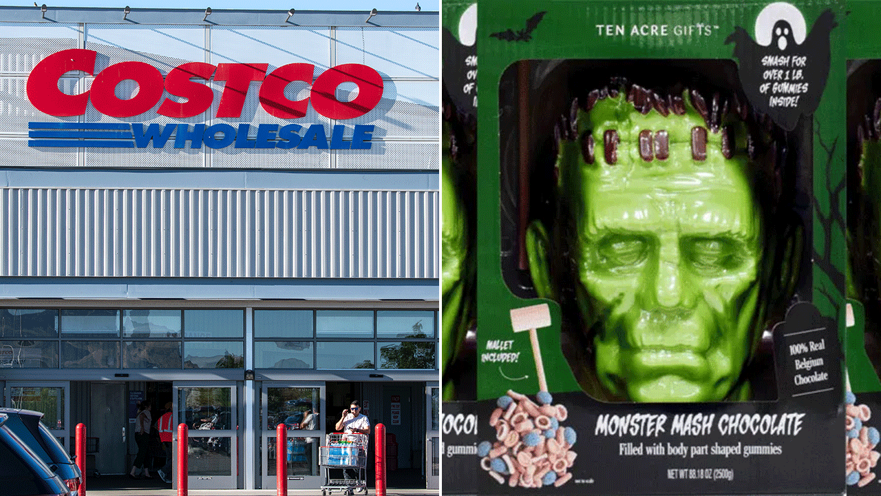 Costco's 5.5-pound, $55 chocolate Frankenstein head filled with gummy candy arrives for Halloween