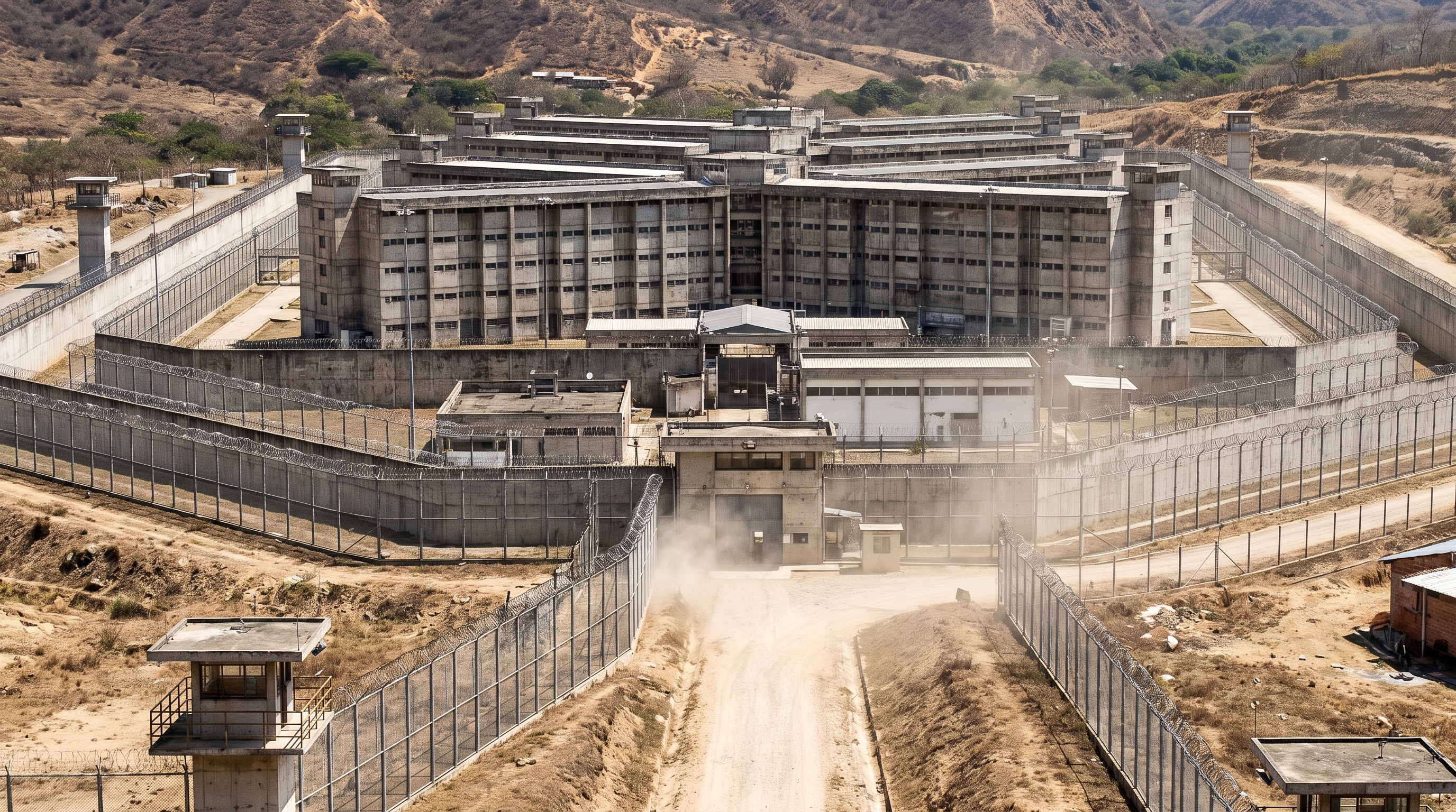 Inside Colombia's inescapable fortress where unarmed guards police ...