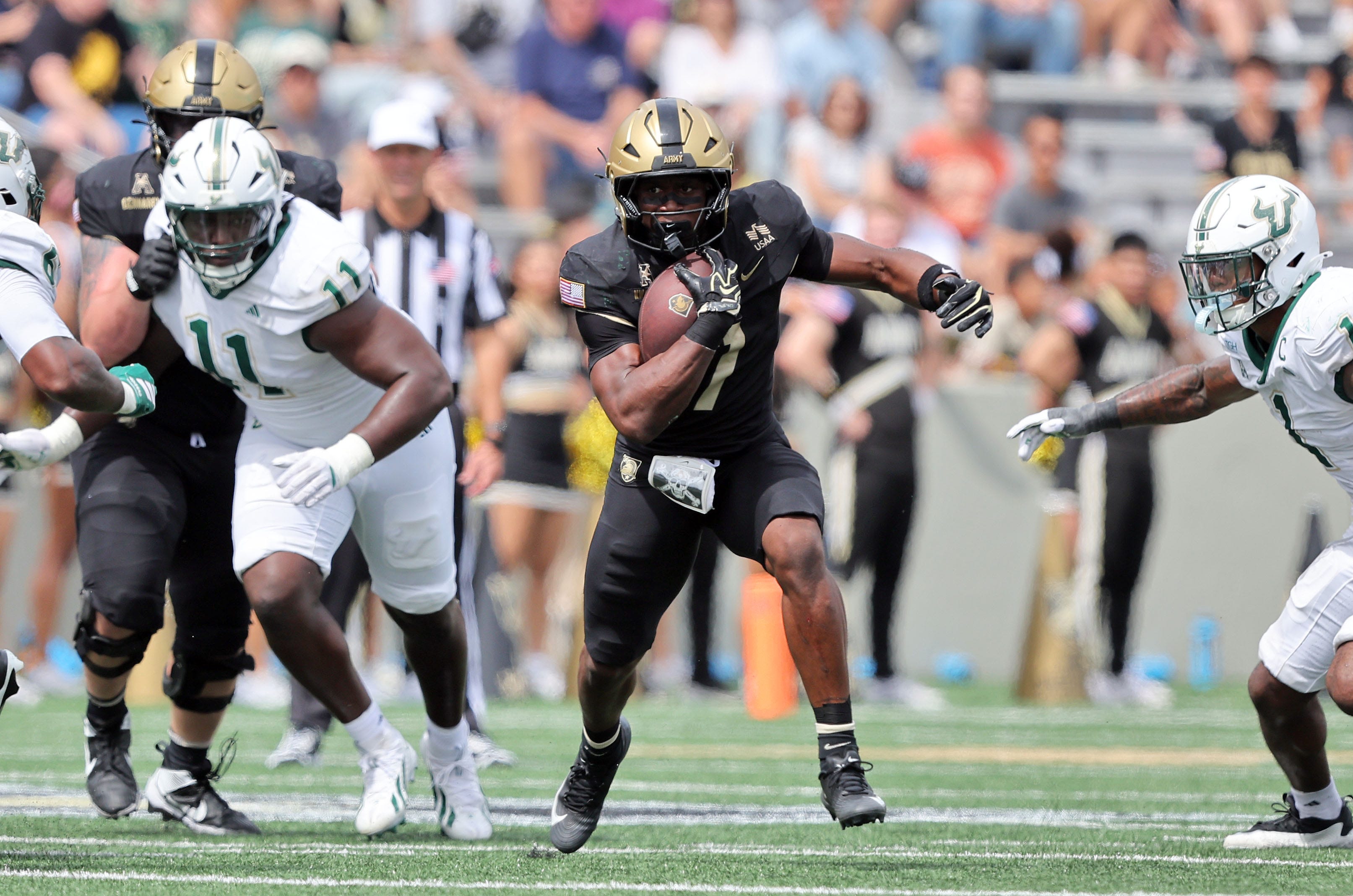 Army football 'mistakes' set up late-game South Florida rally
