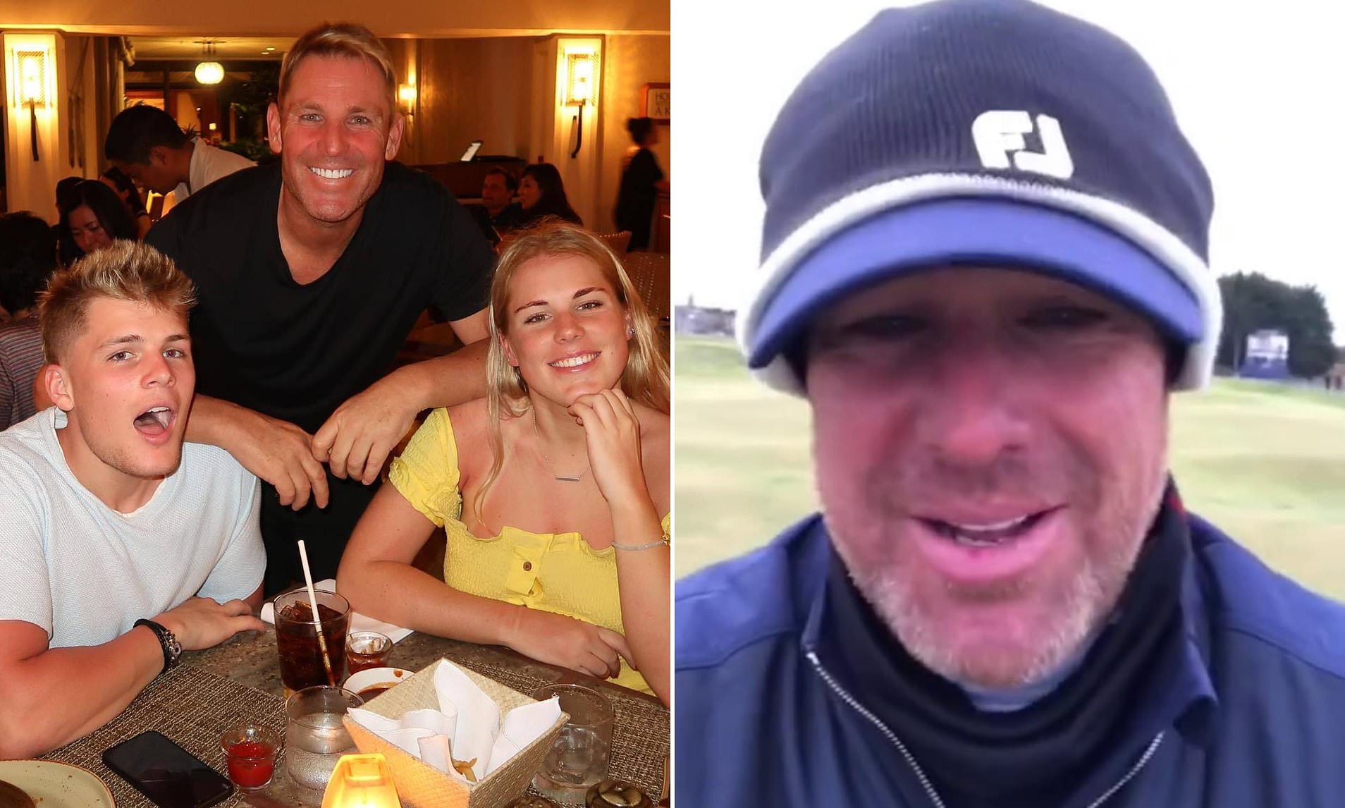 Shane Warne's son Jackson shares heartbreaking FaceTime video his dad sent before his death