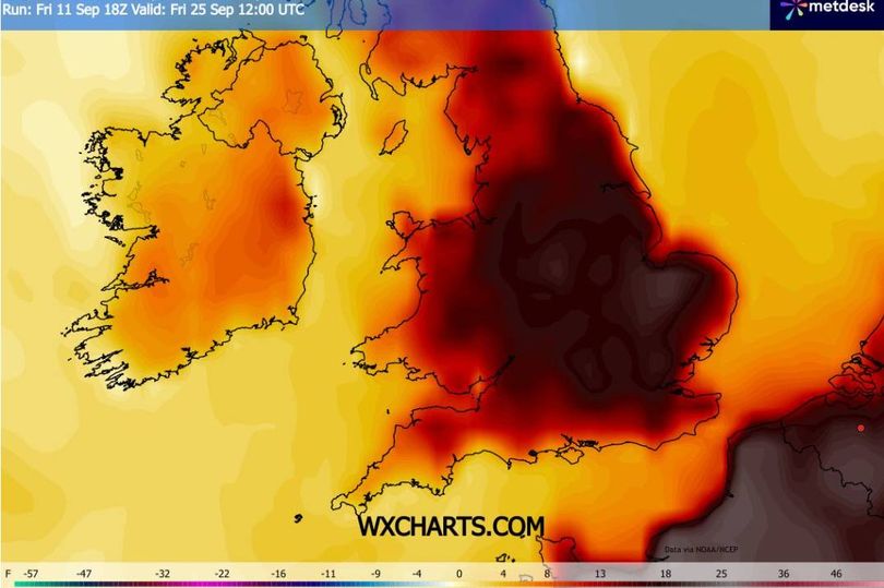 UK weather maps show 30C heat surge as 20 counties could hit 28C – see ...