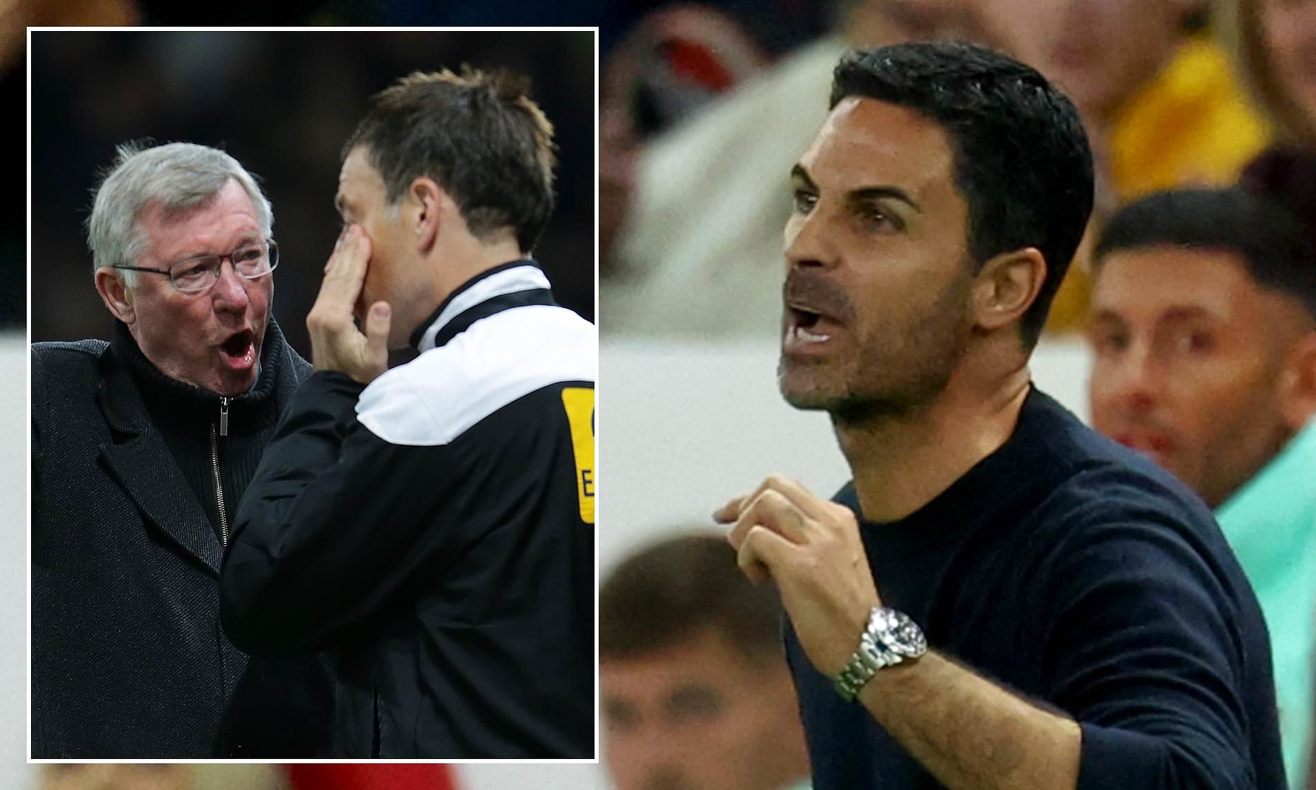 Mikel Arteta sounded like Sir Alex Ferguson with referee outburst - but it could backfire on Arsenal