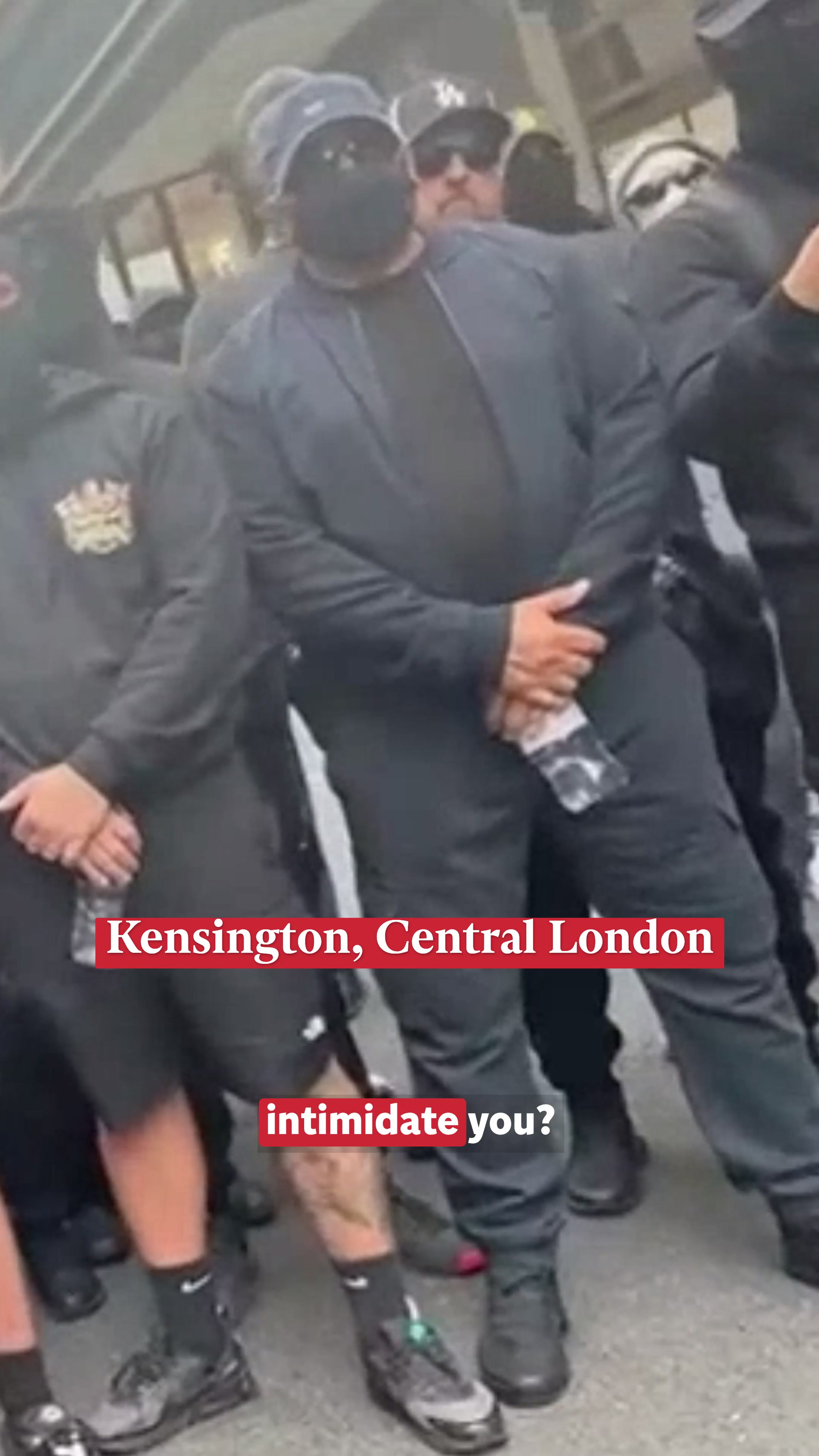 Why are far-right anti-immigration protesters suddenly wearing balaclavas?
