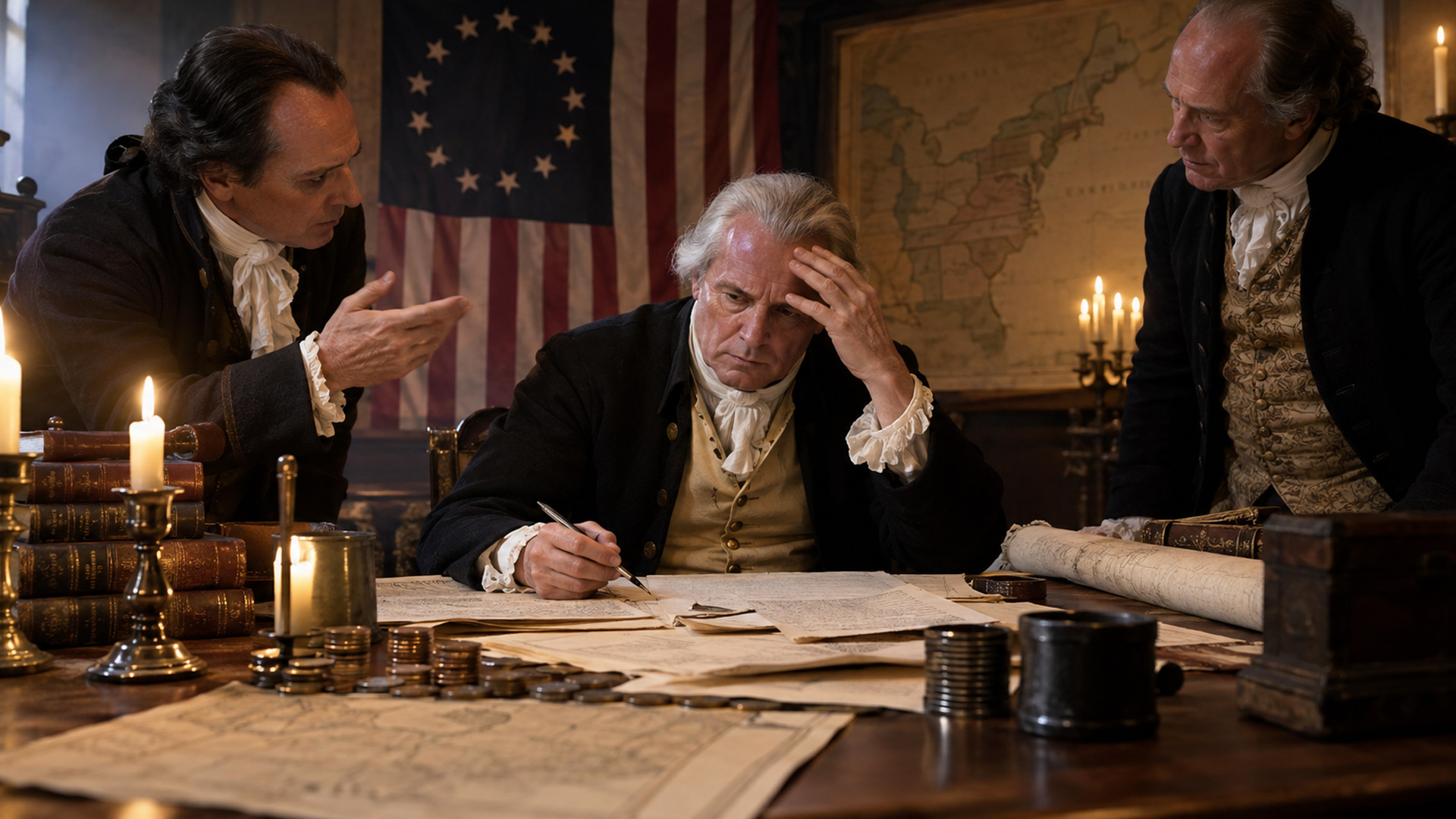How did America survive its first debt crisis?