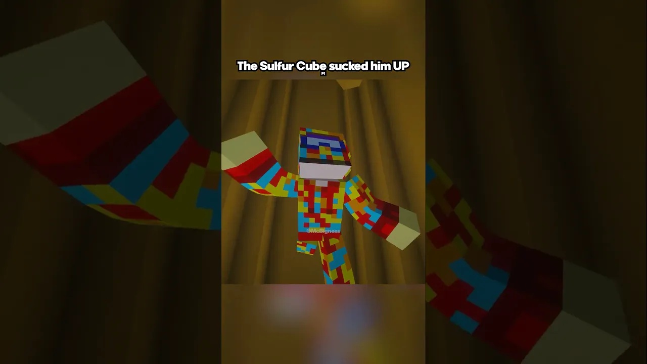 Sulfur cube inside story | Minecraft